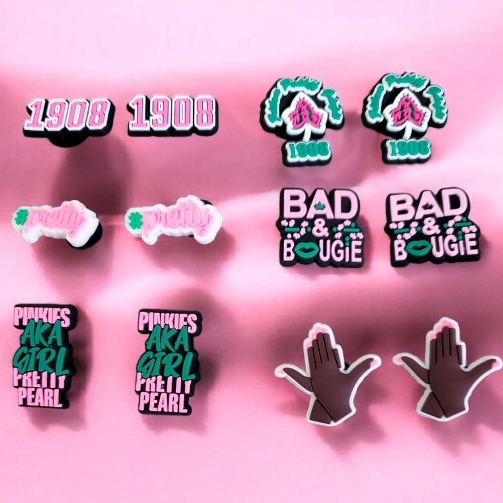 AKA Sorority Croc Charms